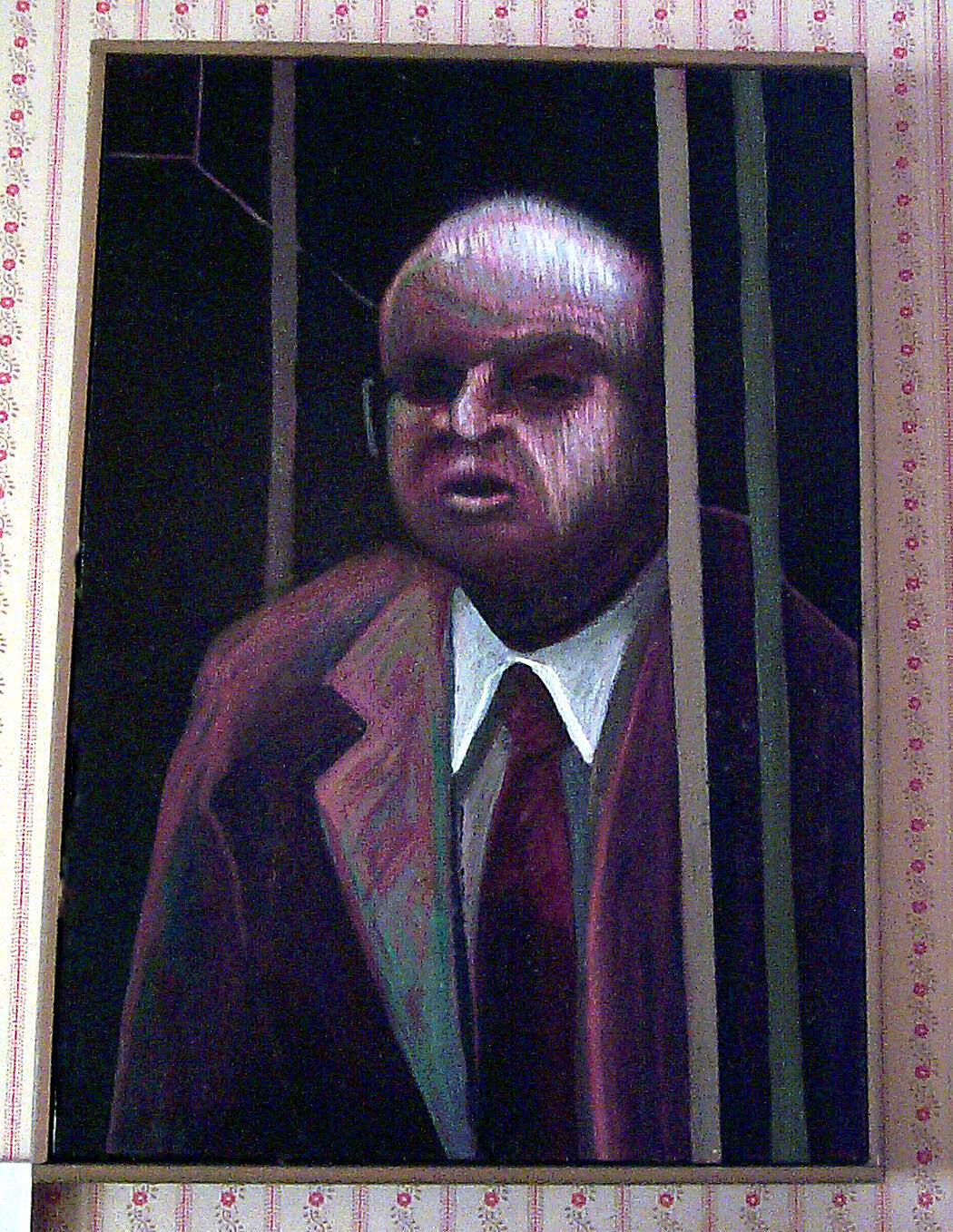 "Lou Grant" (©️ 1985. Acrylic on canvas.)