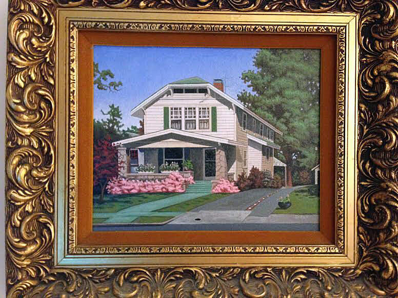 &quot;Granny&#39;s House&quot; (©️ 1998. Acrylic on canvas.)